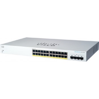 Cisco CBS220-24P-4G Gestionado L2 Gigabit Ethernet (10 100 1000) (PoE) 1U Blanco CBS220-24P-4G-EU