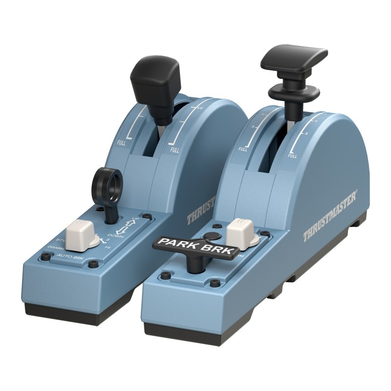 Thrustmaster TCA Quadrant Add-On Airbus Edition - Simulador de Vuelo PC - Negro, Azul 2960853