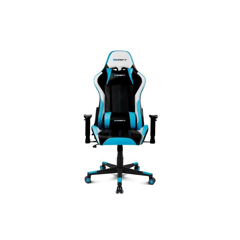Drift DR175BLUE Silla Gaming - Negro, Azul, Blanco
