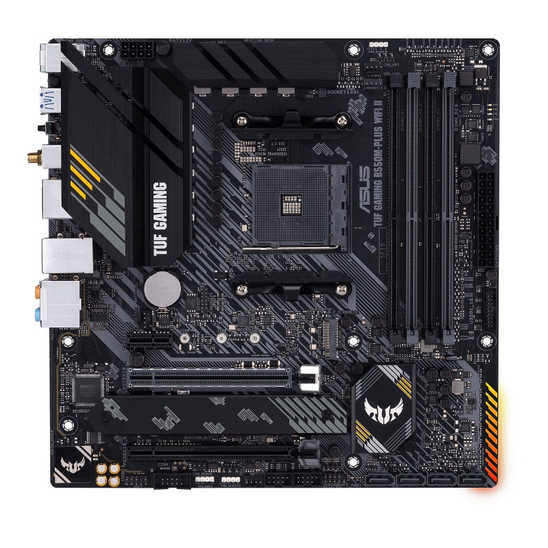 ASUS TUF GAMING B550M-PLUS WIFI II - Socket AM4 - micro ATX - AMD B550 90MB19Y0-M0EAY0