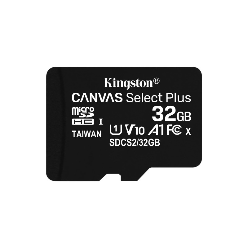 Kingston Canvas Select Plus 32 GBA1   Video Class  SDCS2 32GB