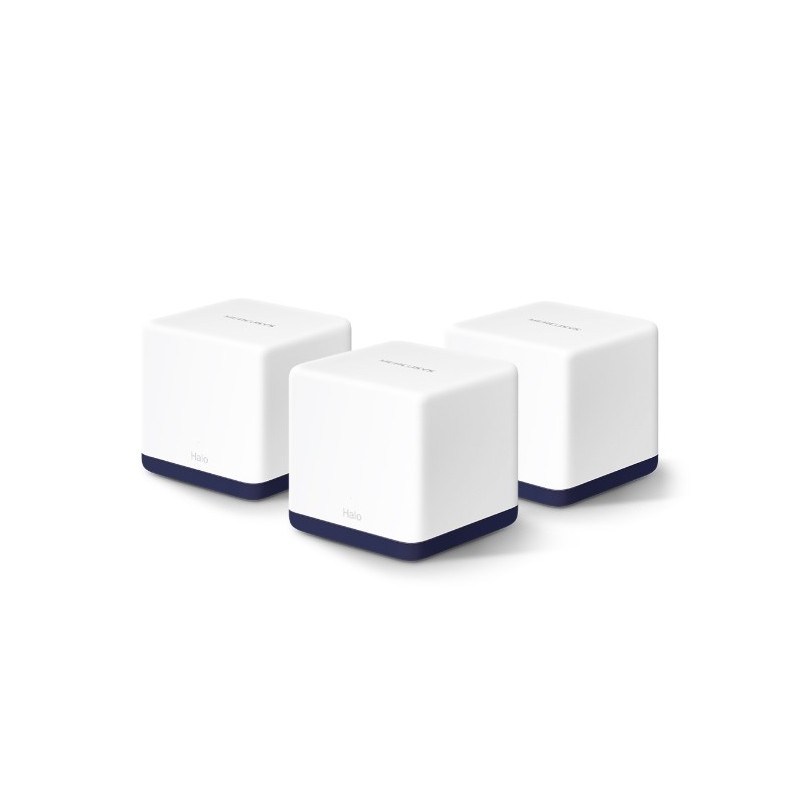 Mercusys Halo H50G(3-pack) Doble banda (2,4 GHz   5 GHz) Wi-Fi 5 (802.11ac) - Blanco  HALOH50G(3-PACK)