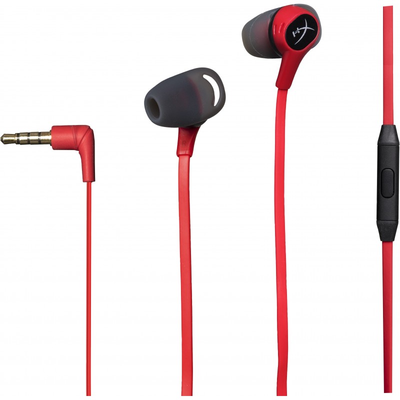 HP HyperX Cloud Earbuds - Negro, Rojo  4P5J5AA