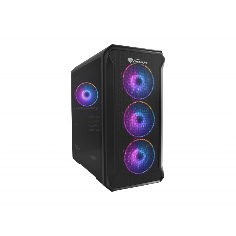GENESIS Irid 503 ARGB Micro Torre Negro, Transparente NPC-1559