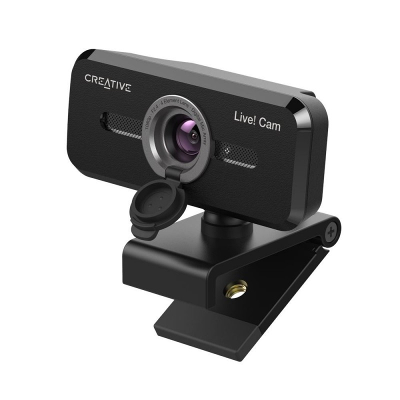 Creative Labs Live! Cam Sync 1080P V2 - Cámara web 2 MP - USB 2.0 - Negro 73VF088000000