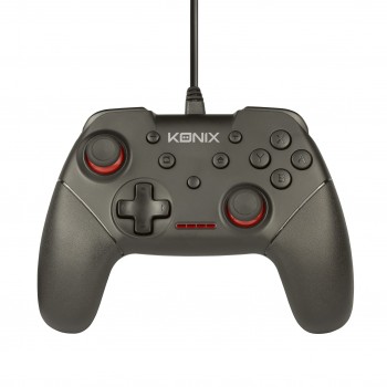 Gamepad Konix Wired Controller para Nintendo Switch - Negro  KX-NS-PAD-F