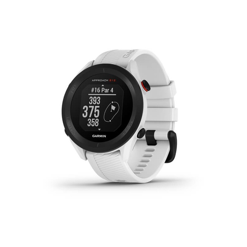 Garmin Approach S12 43 mm MIP Negro GPS - Blanco  010-02472-12