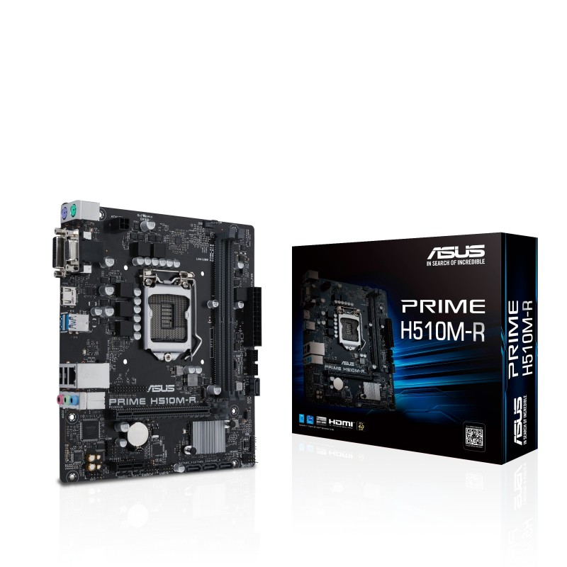 ASUS PRIME H510M-R - LGA 1200 (Socket H5) - micro ATX - Intel H510 90MB18C0-M0ECY0