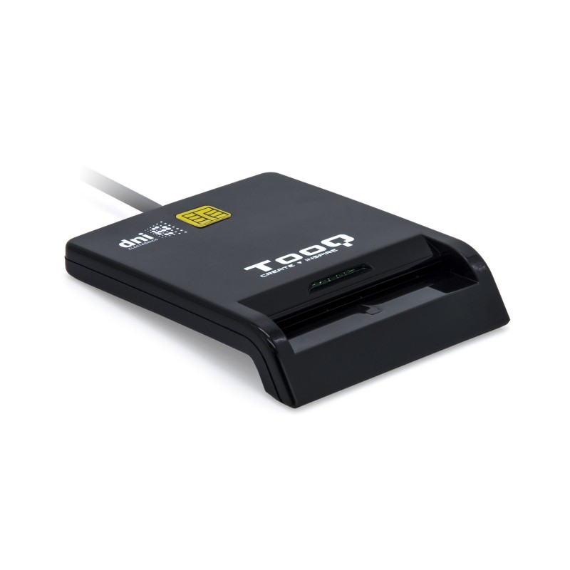 TooQ Lector de Tarjetas Inteligentes DNIe SIM USB-C - Negro TQR-211B