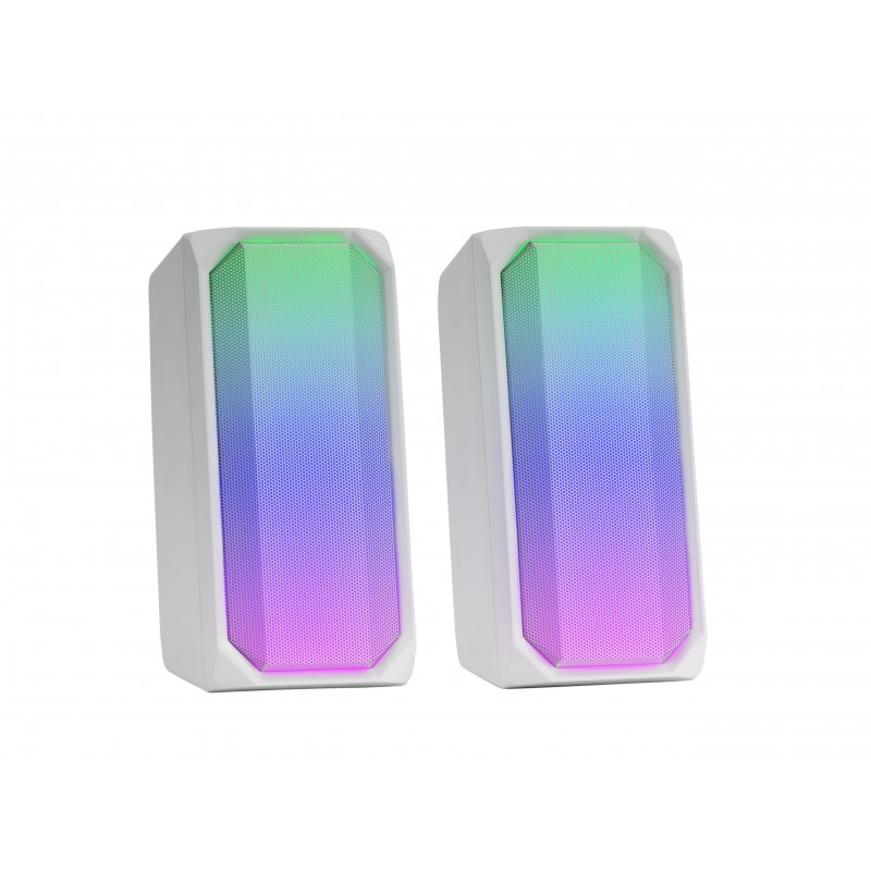 Mars Gaming MSRGBW Altavoz Bluetooth RGBW - 15W - Blanco