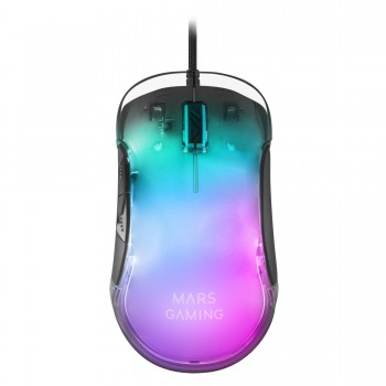 Ratón Gaming Mars Gaming MMGLOW - 12800DPI - Negro