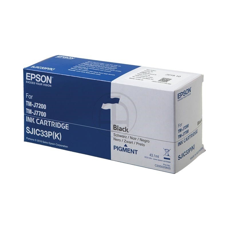 Epson SJIC33P(K) Cartucho de tinta (C33S020655) - Negro 