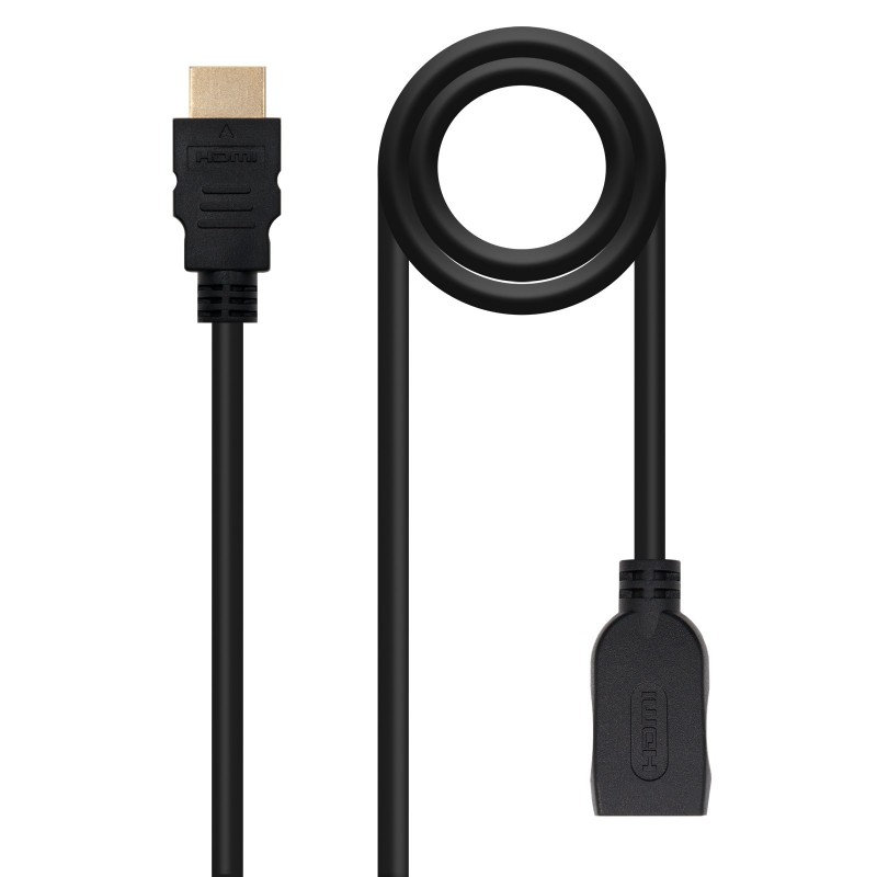 Nanocable Cable HDMI 2.0 Prolongador A M-A H - Negro - 3 m 10.15.1013