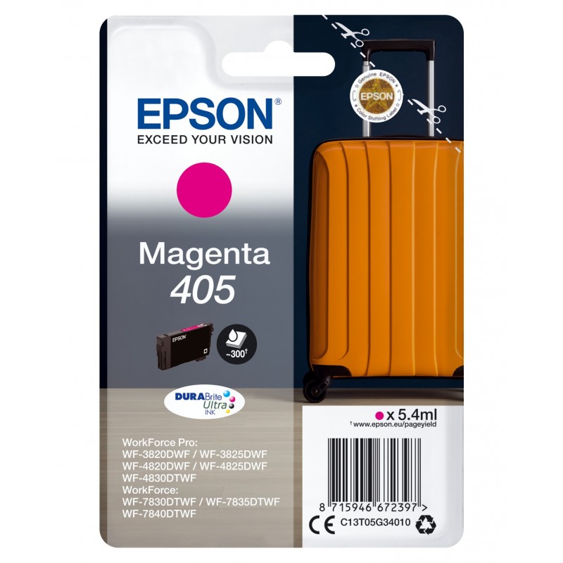 Cartucho original Epson 405 - Magenta (C13T05G34010)