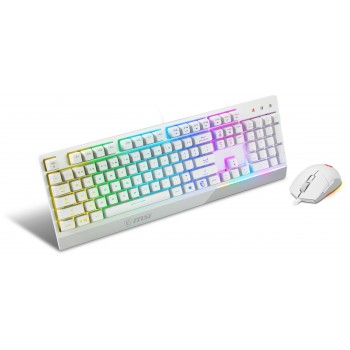 MSI Vigor GK30 Combo White Teclado + Ratón - Blanco S11-04ES305-CLA