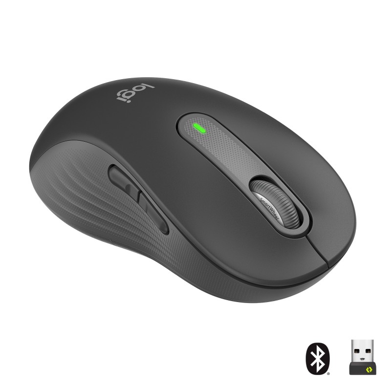 Logitech Signature M650 L Left Ratón Óptico Inalámbrico 2000DPI Grafito 910-006239