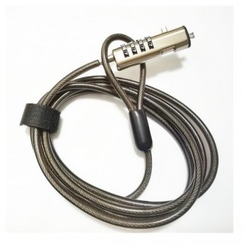 NILOX - Cable seguridad con doble llave - 1,8m  NXSCN001