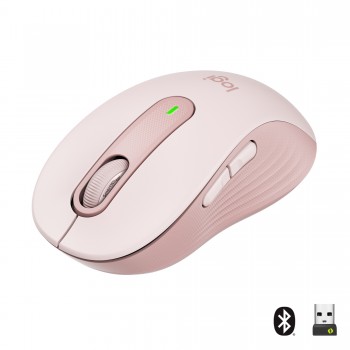 Logitech Signature M650 Ratón Óptico Inalámbrico 2000DPI - Rosa 910-006254