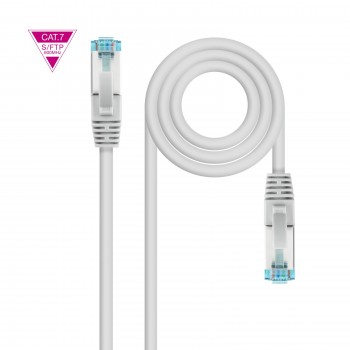 Nanocable Cable de Red Cat.7 600MHZ LSZH SFTP PIMF AWG26 - Gris - 10 m 10.20.1710