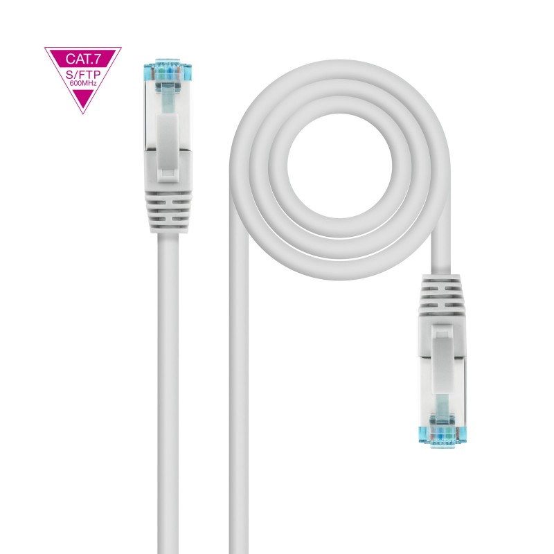 Nanocable Cable de Red Cat.7 600MHZ LSZH SFTP PIMF AWG26 - Gris - 10 m 10.20.1710