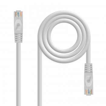 Nanocable Cable Red Latiguillo RJ45 LSZH CAT.6A UTP AWG24 - Gris - 25 cm 10.20.1800-L25