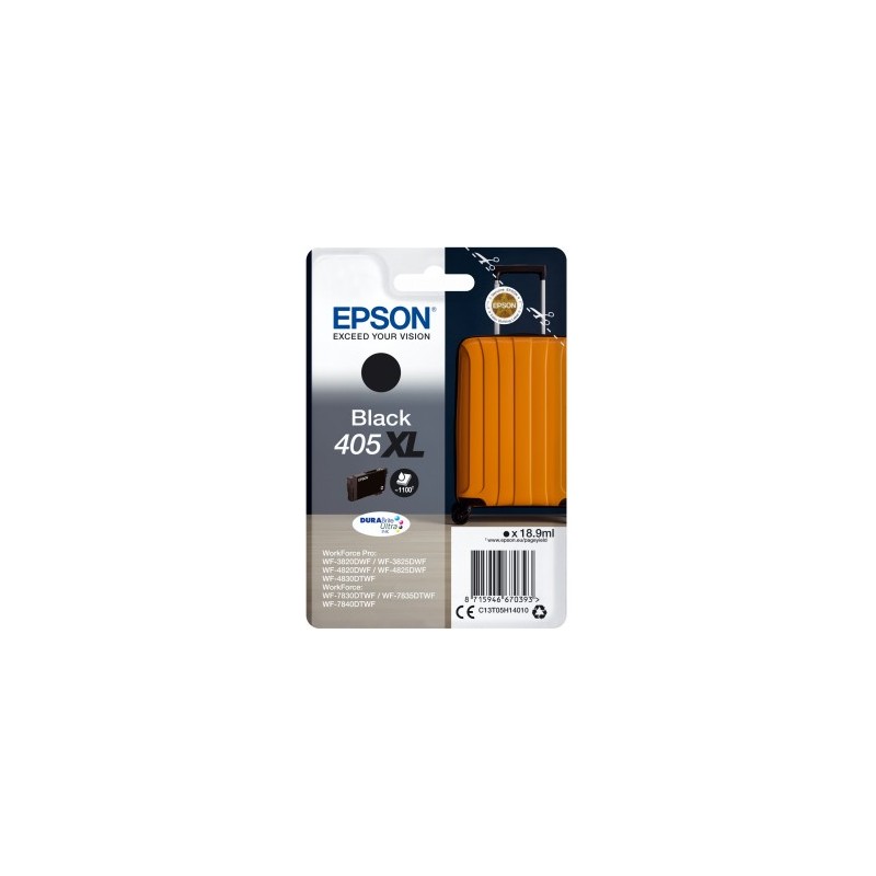 Epson Singlepack Black 408 DURABrite Ultra Ink C13T09J14010