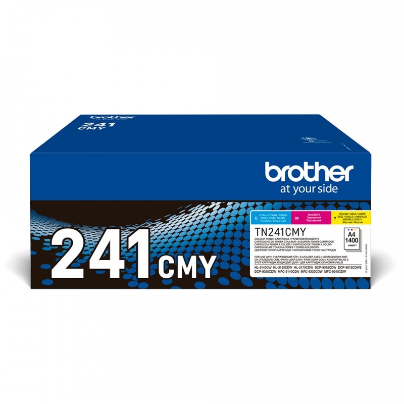 Brother TN-241CMY Original Cian, Magenta, Amarillo TN241CMY