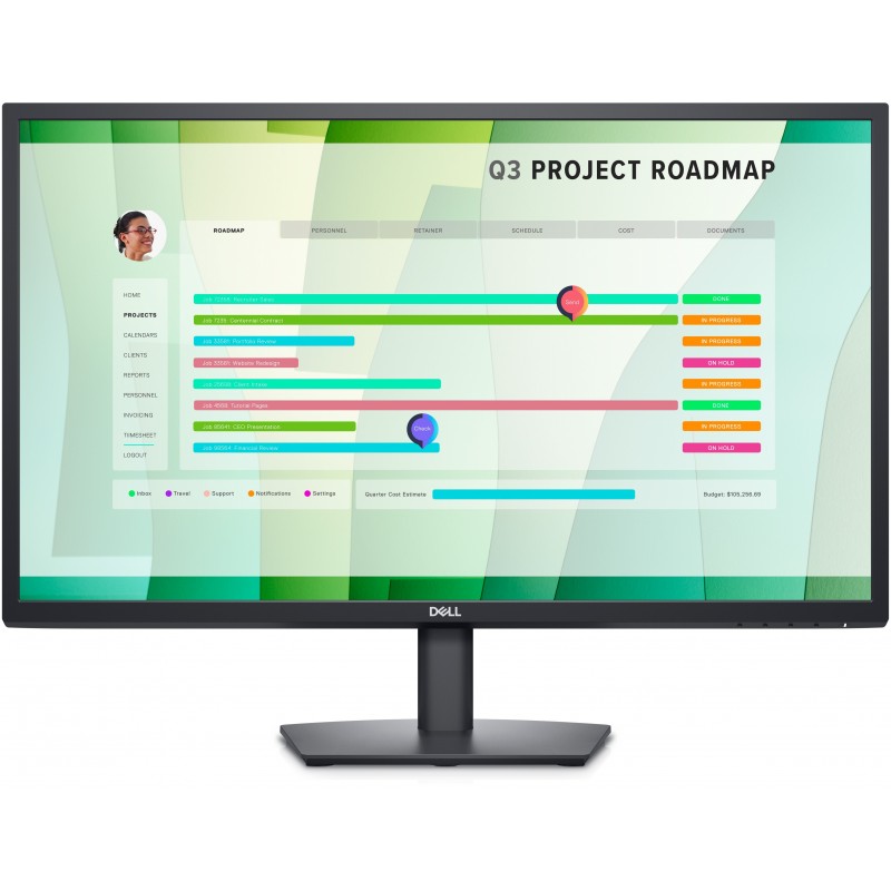 DELL E Series E2723HN - 27" Full HD - LCD - Negro - 60Hz DELL-E2723HN