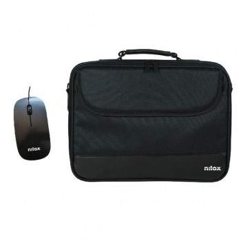 Maletín Nilox NXMOS5156BK 15.6" + Ratón USB