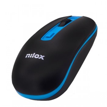 Nilox RATON WIRELESS 1600 DPI - Negro, Azul NXMOWI2003