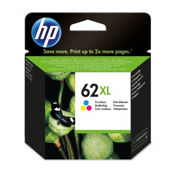HP 62XL C2P07AE - Tricolor - Cartucho de Tinta de Alta Capacidad - Original C2P07AEUUQ