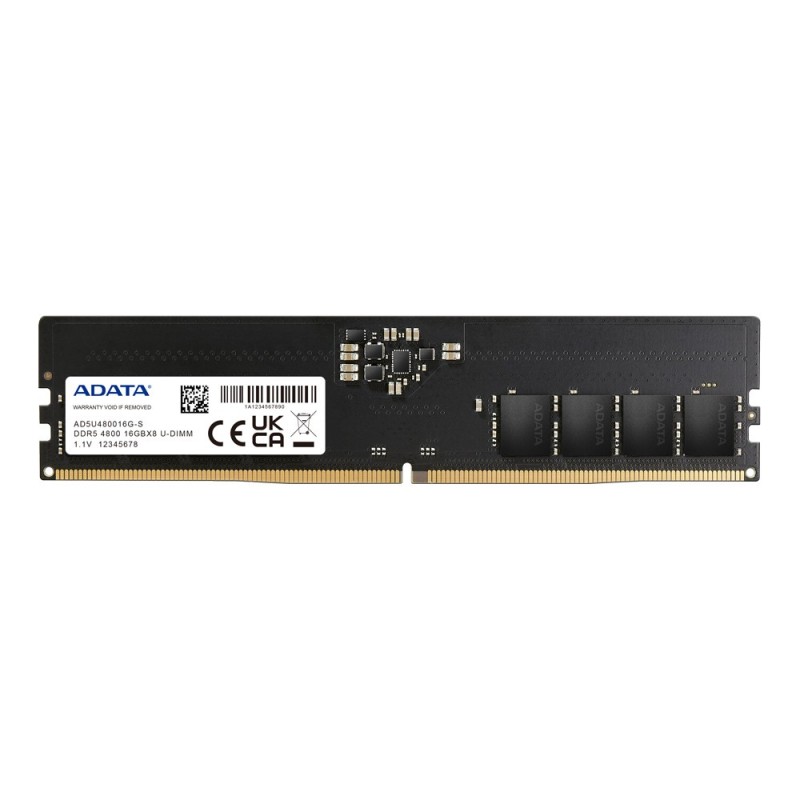 ADATA AD5U480016G-S 16GB - 1 x 16GB DDR5 4800 MHz