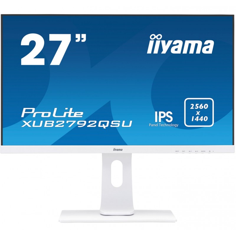 iiyama ProLite XUB2792QSU-W1 - 27" Quad HD - LED - Blanco - Hz