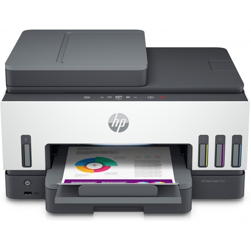 HP Smart Tank 7605 Inyección de tinta térmica A4 4800 x 1200 DPI 15 ppm Wifi 28C02ABHC