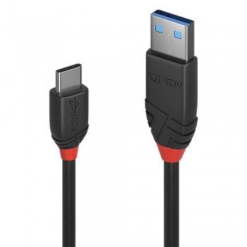 Lindy 36916 Cable USB 1 m USB 3.2 Gen 1 (3.1 Gen 1) USB A USB C Negro
