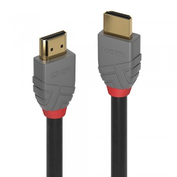 Lindy 36961 Cable HDMI 0,5 m HDMI tipo A (Estándar) Negro, Gris