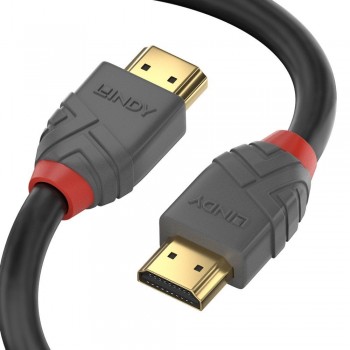 Cable HDMI LINDY (2 m - Negro) 36963
