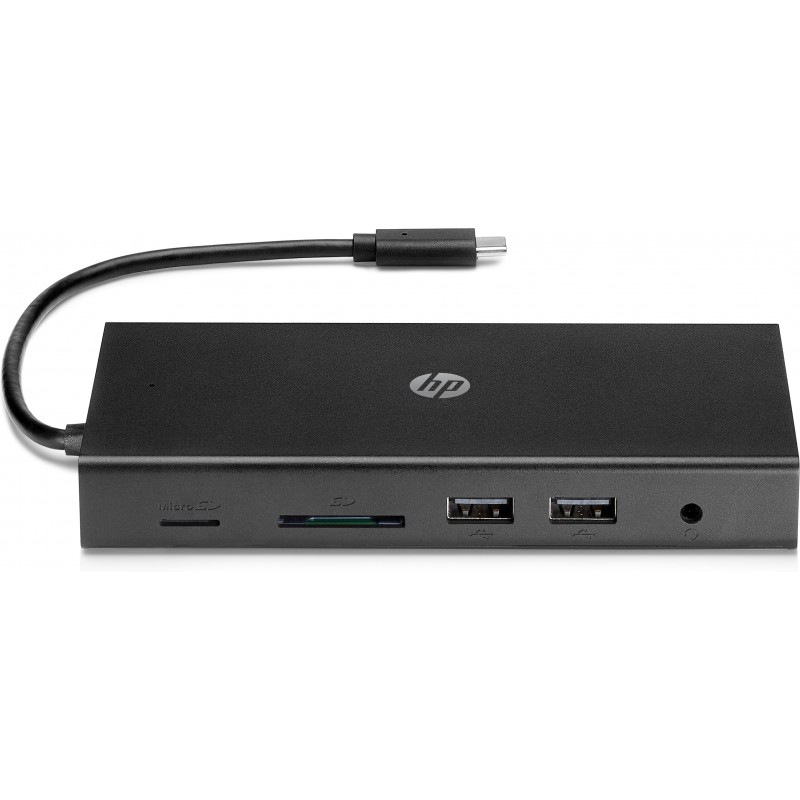 HP 1C1Y5AA Alámbrico USB 3.2 Gen 1 (3.1 Gen 1) Type-C Negro 1C1Y5AAABB
