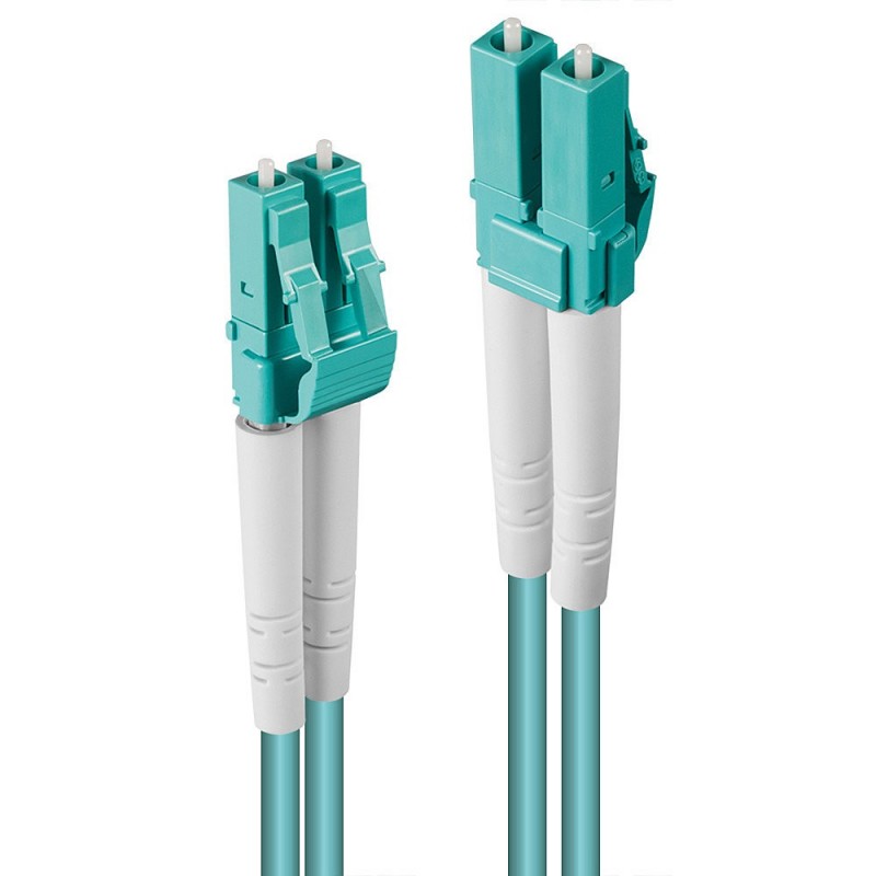 Lindy 46371 Cable de fibra optica 2 m LC OM3 Verde