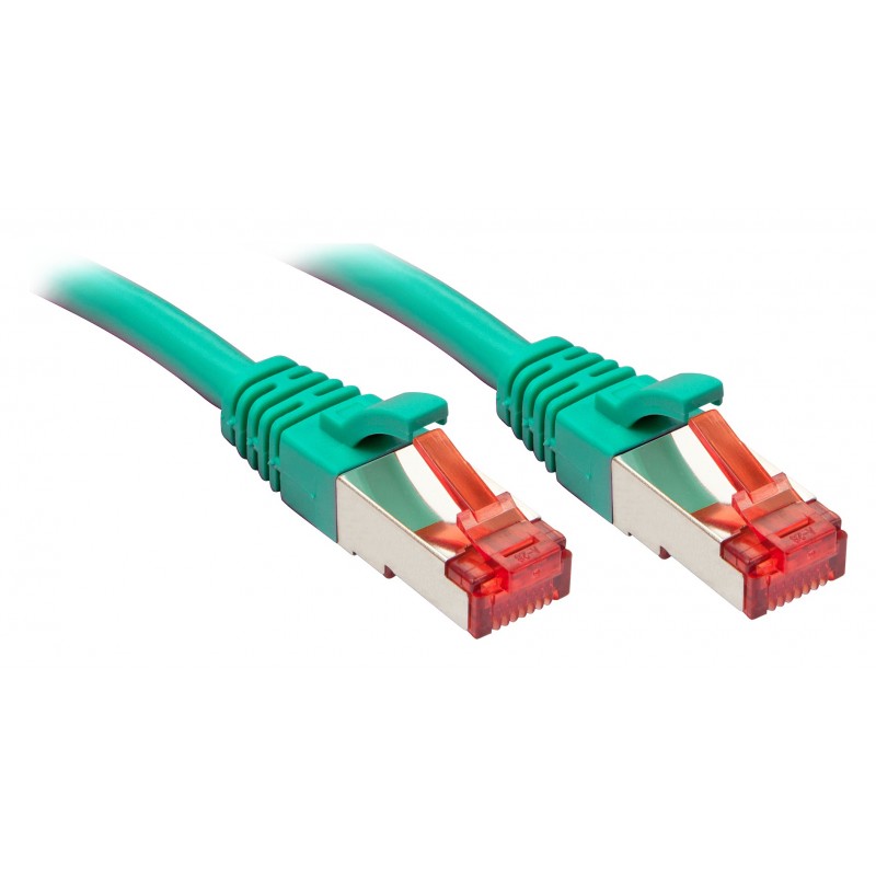 Lindy RJ-45 Cat.6 S FTP 1m Cable de red - Verde Cat6 S FTP (S-STP) 47747