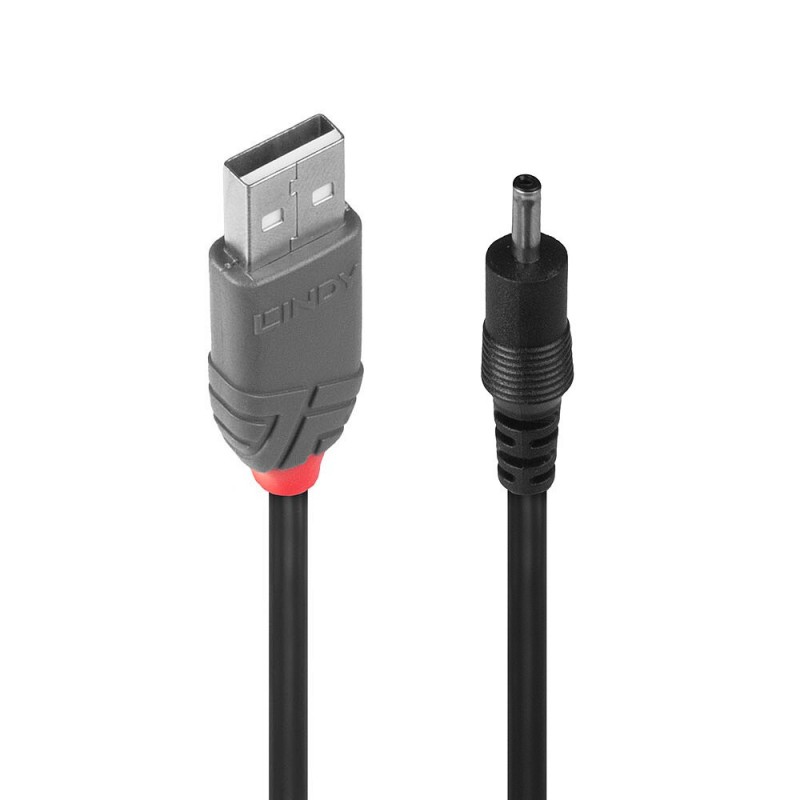 Lindy 70266 Cable de transmisión - Negro 1,5 m USB A