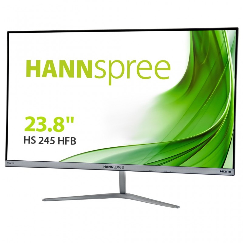 Hannspree HS 245 HFB - 23.8" Full HD - LED - Negro, Plata - 60Hz HS245HFB