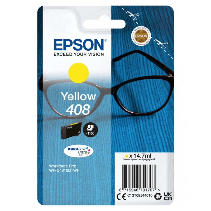 Epson 408 - Amarillo - Cartucho de tinta (C13T09J44010)