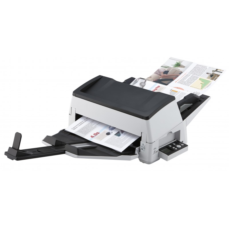 Fujitsu fi-7600 Alimentador automático de documentos (ADF) + Escáner de alimentación manual - Negro, PA03740-B501
