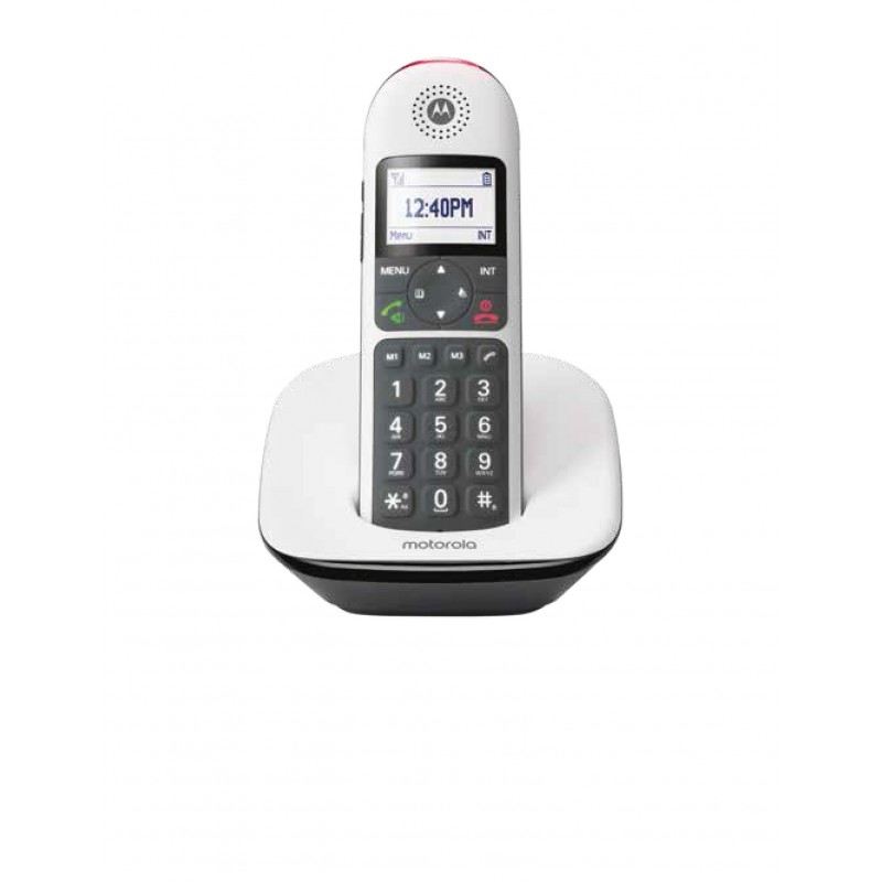 Motorola CD5001 Teléfono DECT Identificador de llamadas - Gris 107CD5001WHITE