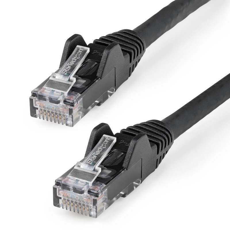 StarTech.com N6LPATCH15MBK cable de red Negro 15 m Cat6 U UTP (UTP)