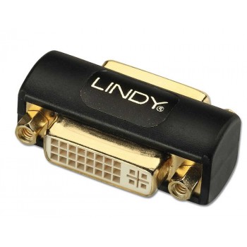 Lindy 41233-Adaptador DVI  Tipo de conexión A DVI-I hembra (Dual Link)  Tipo de conexión B DVI-I hem