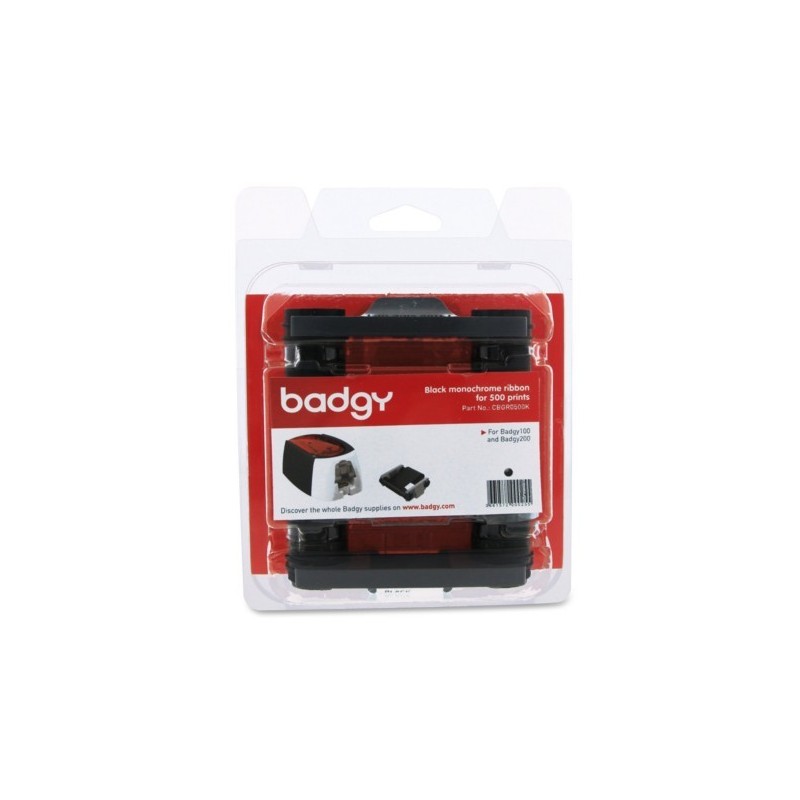 Evolis CBGR0500K cinta para impresora 500 páginas Negro 15CBGR0500K