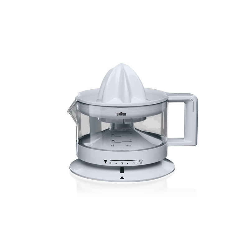 Braun TributeCollection CJ 3000 Exprimidor de cítricos  0,35 L 20 W Transparente, Blanco 0X22611001