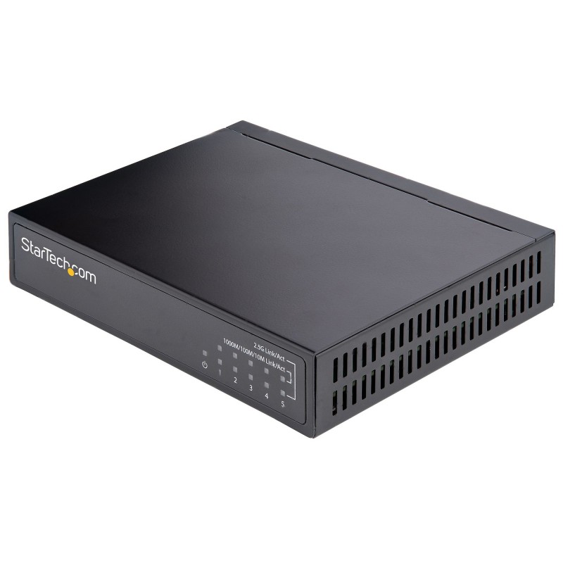 StarTech.com Switch Conmutador de Red Ethernet no Gestionado de 2,5G - 5 Puertos no Gestionado 2.5GB DS52000